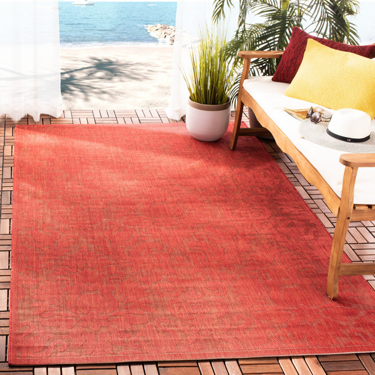 Arneshia Geometric Indoor/Outdoor Area Rug