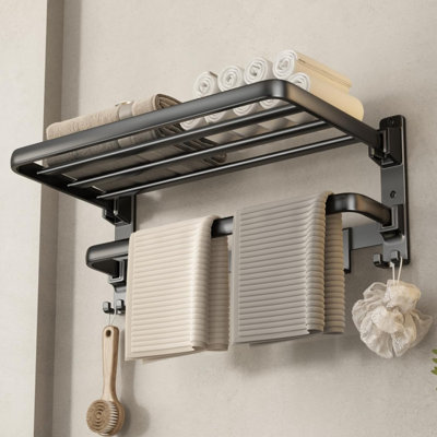bathroom towel rack