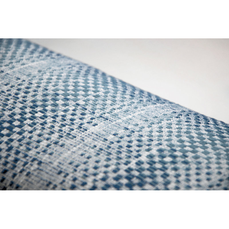 Stacatto Lumbar Indoor/Outdoor Pillow Cover & Insert, Navy