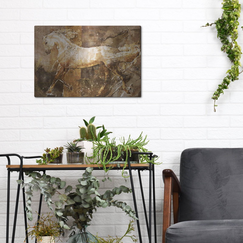Art mural en métal Latitude Run® «Fibonacci White» par Marta Wiley, H 12 po x l 16 po