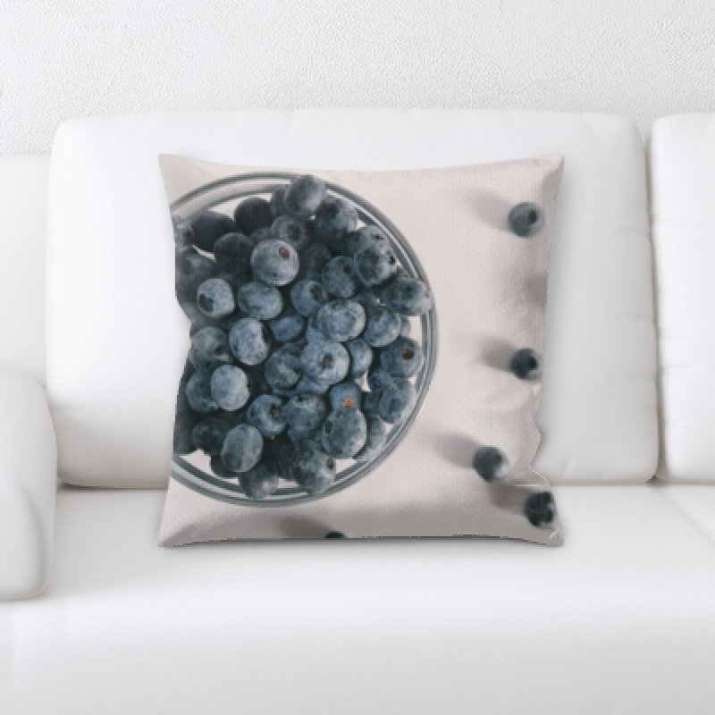 Appetizing Microsuede Reversible Throw Pillow