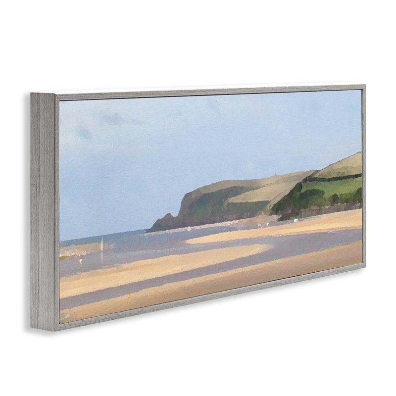 Sunlit Sands Beach, estampe numérique encadrée par Noah Bay, Estampe numérique Farmhouse, H 10 po x l 24 po