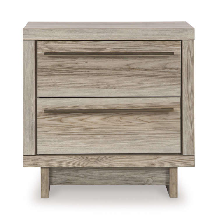 Hasbrick Solid Wood Nightstand