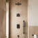 Crozet Pressure Balance Shower System with Dual Shower Head and Hand Shower with Slide Bar (Valve Included)