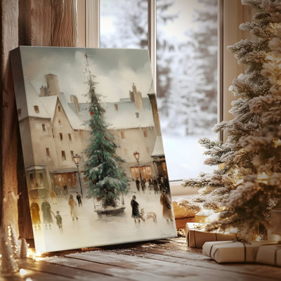 Toile tendue sur toile dorée Carol-Premium Gallery
