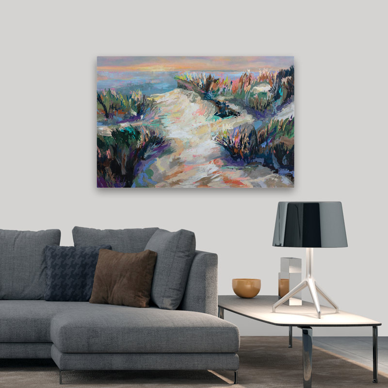 Danse côtière et dune moderne, H 48 po x l 32 po