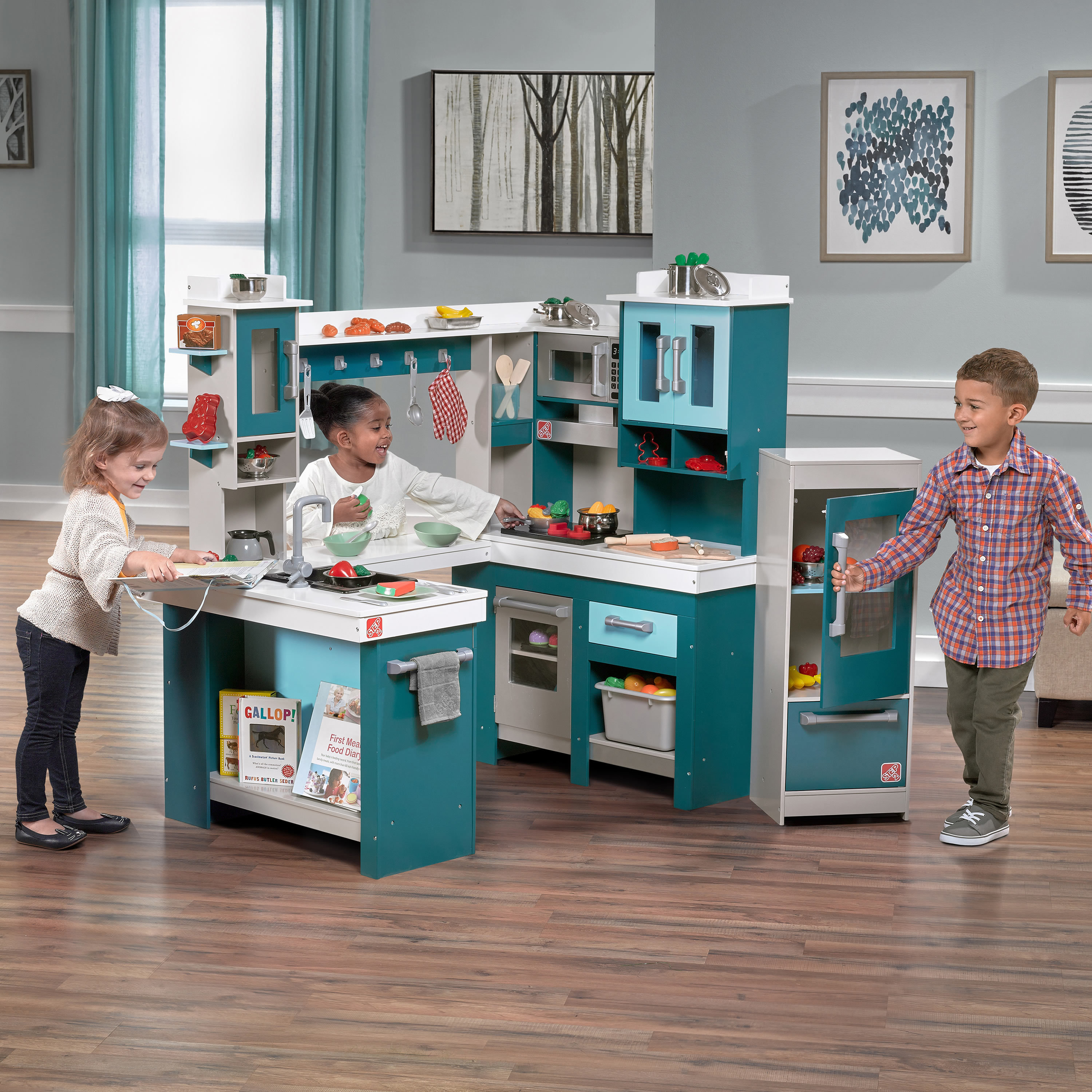 Toy Time 23-Piece Play Kitchen Accessories & Chef Set
