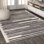 Tapis crème / noir Augie