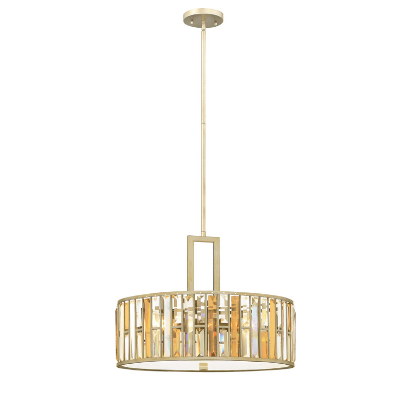Gemma 3-Light Outdoor Pendant, Silver