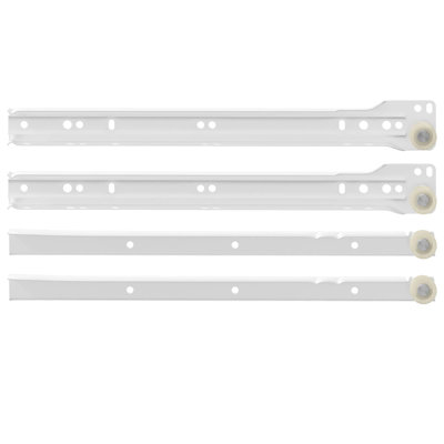 Vidaxl Drawer Slide White Steel Mechanisms Cabinet Glide Accessories Solutions
