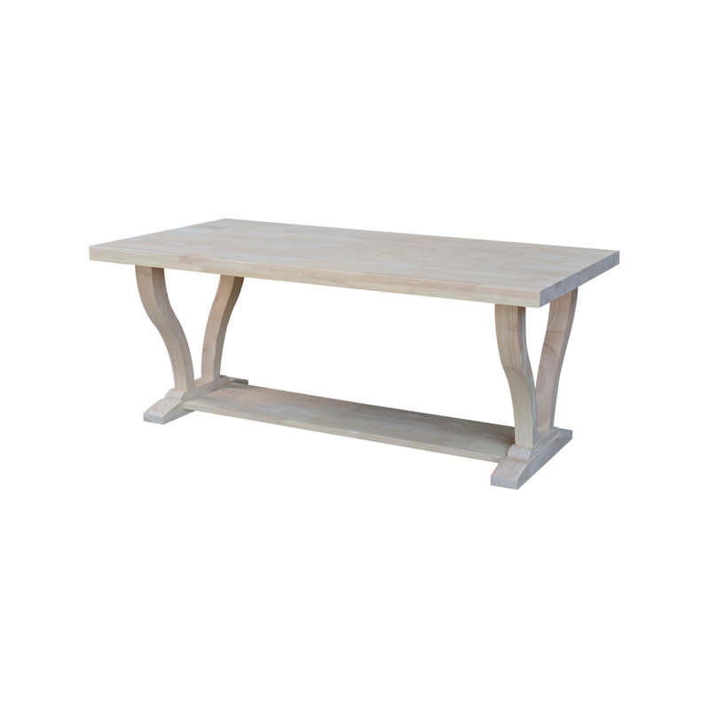 Table basse Ahlyssa, Dessus sans finition / base sans finition