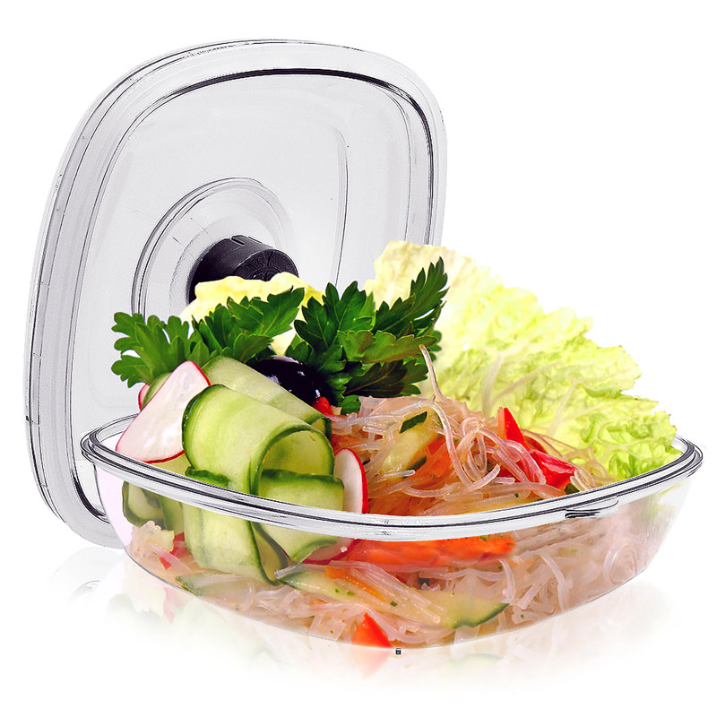 NutriChef Kitchen Air Vacuum Seal Container, 3.31" H x 7.87" W x 7.63" D