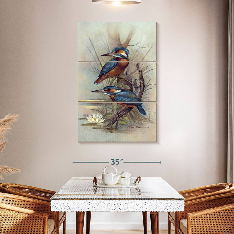 Brampt River Kingfisher, 50" H x 32" W