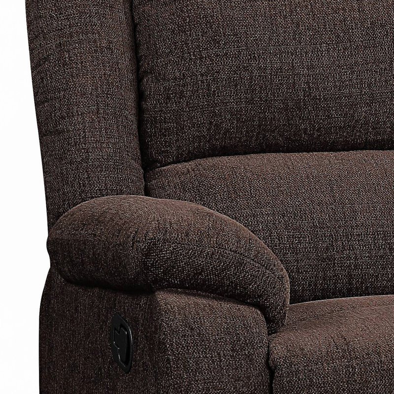 Fauteuil inclinable et oscillant avec accoudoirs coussinés