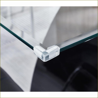 Dining Tables | Mesa de Comedor | Modern Glass Top Dining Table for Small Spaces, Family Meals | 2 Colors | Tempered Glass