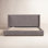 Mele Linen Upholstered Wingback Bed