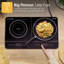 Abode AINDH2003 Portable Double Induction Hob, Digital Dual Control 2.8kW - Black