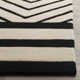 Tripoli Handmade Wool Ivory/Black/Pink Rug