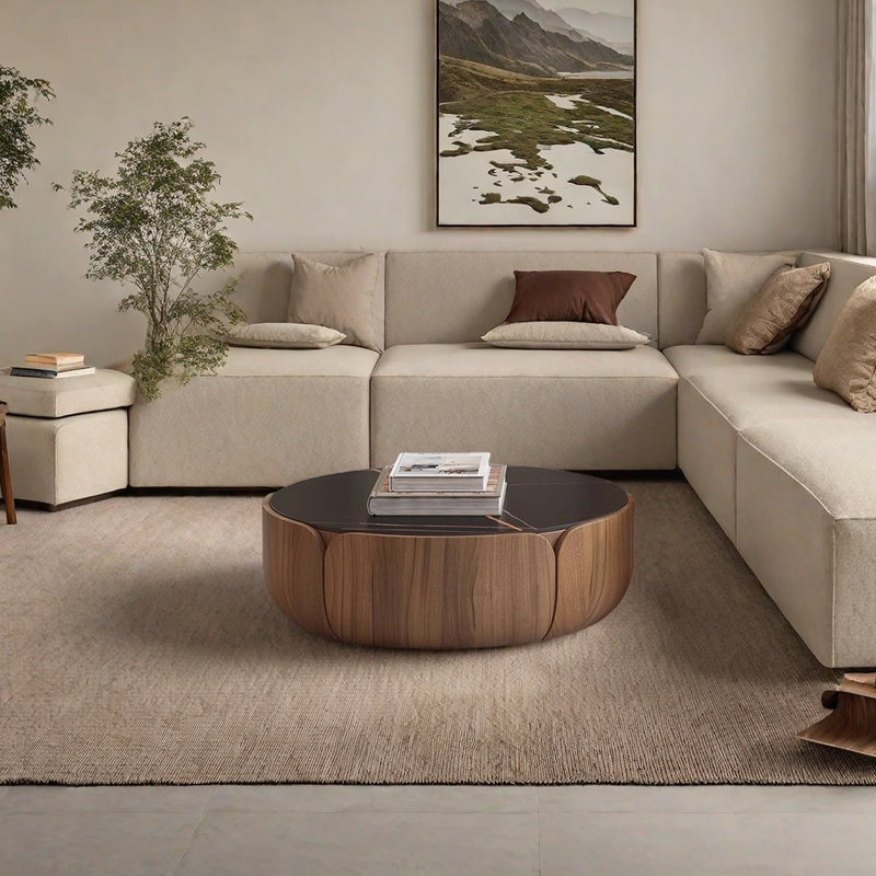 Table basse moderne simple et luxueuse