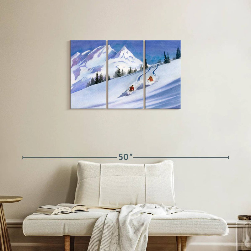 Ski rétro Sireci, H 20 po x l 33 po
