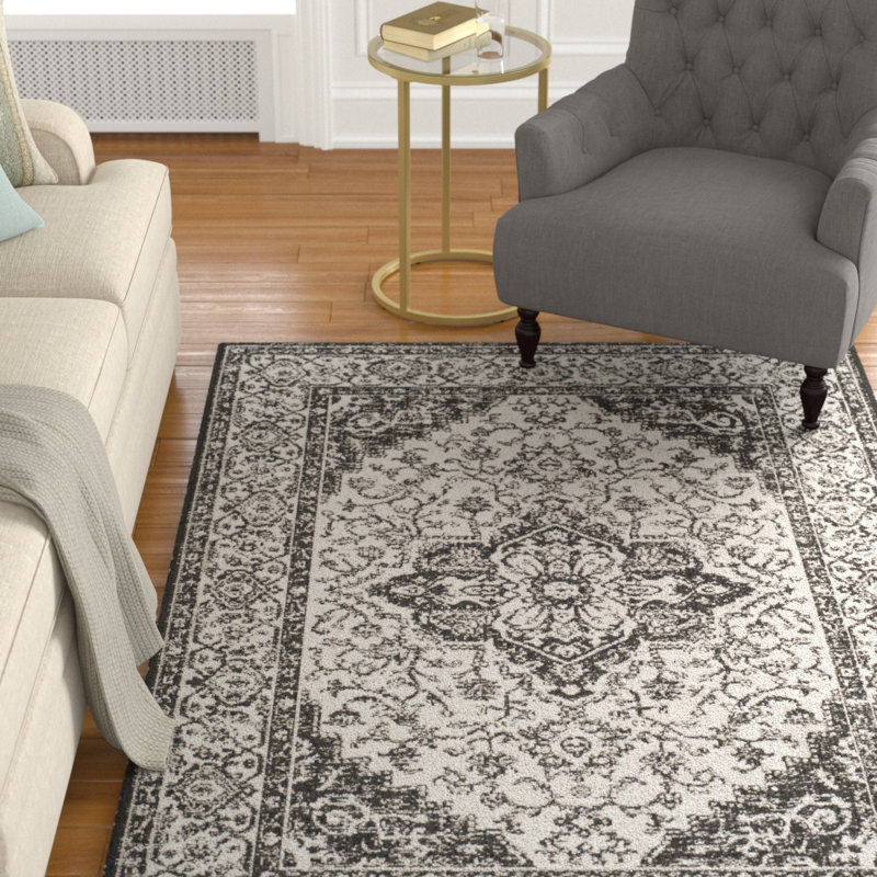 Donivin Performance Oriental Indoor/Outdoor Area Rug, Rectangle 8' x 10'