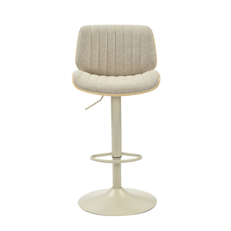 Swivel Yes Bar Stool with Steel Frame