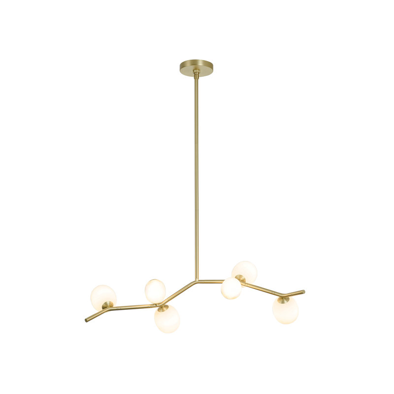 Dostal 8 - Light Chandelier, White