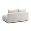 Chiemi Cheryll Textured Fabric Modular Loveseat-619600025