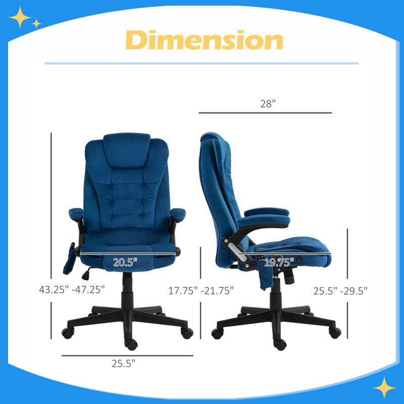 Fauteuil de bureau 6 points