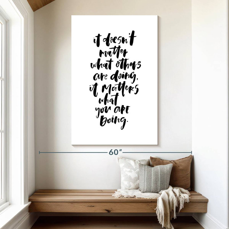 It Doesn't Matter, 51" H x 34" W