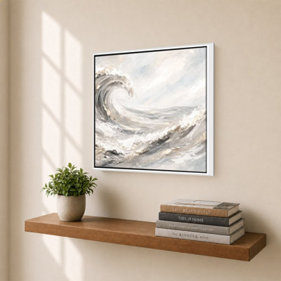 Golden Waves by Patricia Pinto - Graphic Art on Canvas