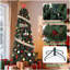 Arbre de Noël hybride 7 pi en PVC et aiguilles de pin avec 25 branches de pin