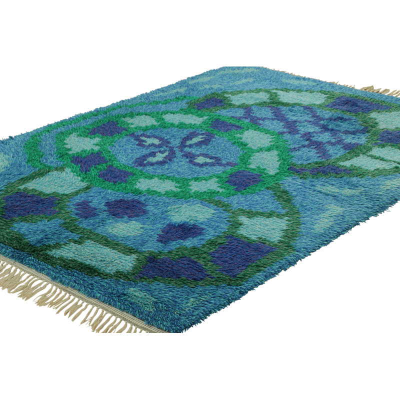 One-of-a-Kind 4’7x6’9 Hand Knotted Area Rug