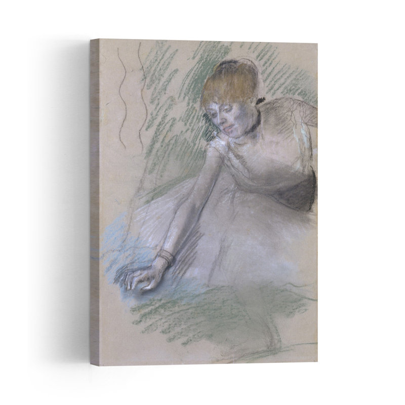 Danseuse, 1880-1885 - Estampe murale contemporaine abstraite impressionniste, H 24 po x l 16 po