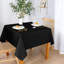 Nappe rectangulaire lavable en polyester (1 pièce) pour tables rectangulaires de salle à manger, résistante aux taches et imperméable.-576919002-577774347