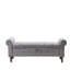 Banc de rangement capitonné à boutons de 62 po pour la chambre à coucher de 62 po, repose-pieds rembourré en tissu moderne, banc de fenêtre, accoudoirs roulés pour chambre à coucher, salon, vestibule-828203349