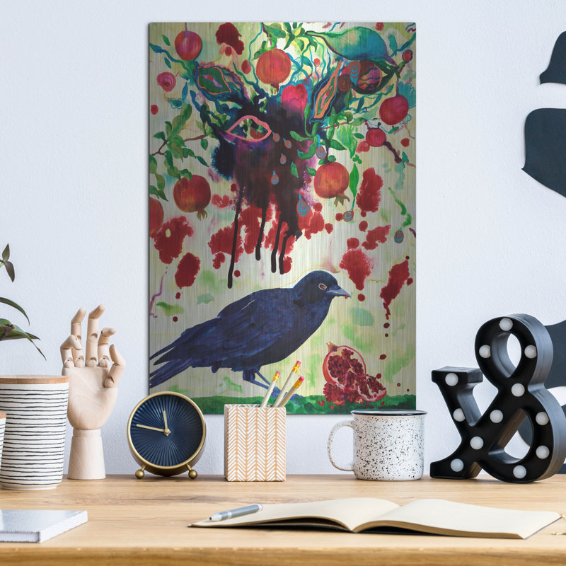 «Crow» par Carissa Luminess, H 16 po x l 12 po