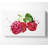 Raspberry Trio - Wrapped Canvas Print-1485485694