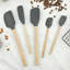 Flex-Core Wood Handled Spatula 5 Piece Set For Meal-1992099775