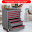 Durable 26.7-Inch 7-Drawer Tool Cabinet with Smooth Sliders and Locking System for Efficient Storage