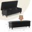 Breeanna Faux Leather Upholstered Storage Bench-396548017