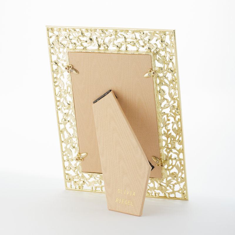 Eleanor Metal Picture Frame, 8" x 10", Gold