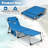 Chleo Outdoor Metal Chaise Lounge