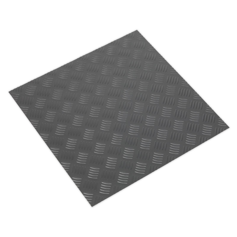 Tillia 45.72 x 45.72 cm Plastic Mosaic Tile, Dark Grey