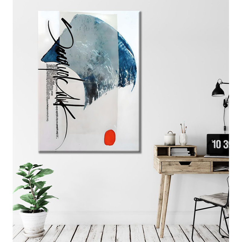 Stylish Decorative Canvas Painting, 19.7 x 27.6 Inches | High-Quality 50% Cotton / 50% Polyester with Digital Printing | Sturdy Wooden Frame (0.8 x 0.8 Inches) | Perfect for Living Room, Bedroom, or Office Decor