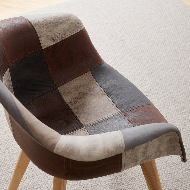 Oakes 39cm H Upholstered Armchair, Brown