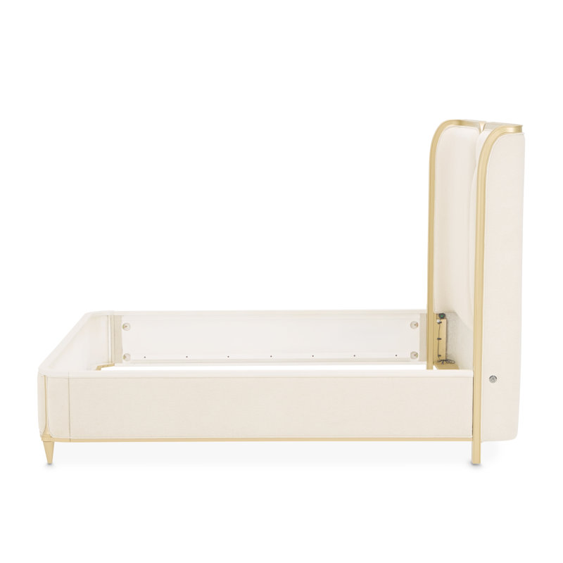Scotts Square Bed - Light Champagne, King