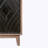 Sideboard Buffet Cabinet Kitchen Storage Cabinet Credenza Accent Console Table With Solid Wood Legs And 4 Convex Pattern Diamond Doors-156311452