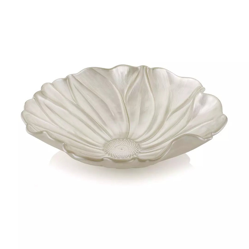 Magnolia Bowl Cm. 32, Pearly Ivory