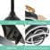 Brynnly 42" Retractable DC Motor Ceiling Fan with LED Lights, Remote 3-Color 6-Speed